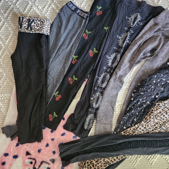 8 pairs Victoria Secret PINK leggings size XS-L - Picture 6 of 9